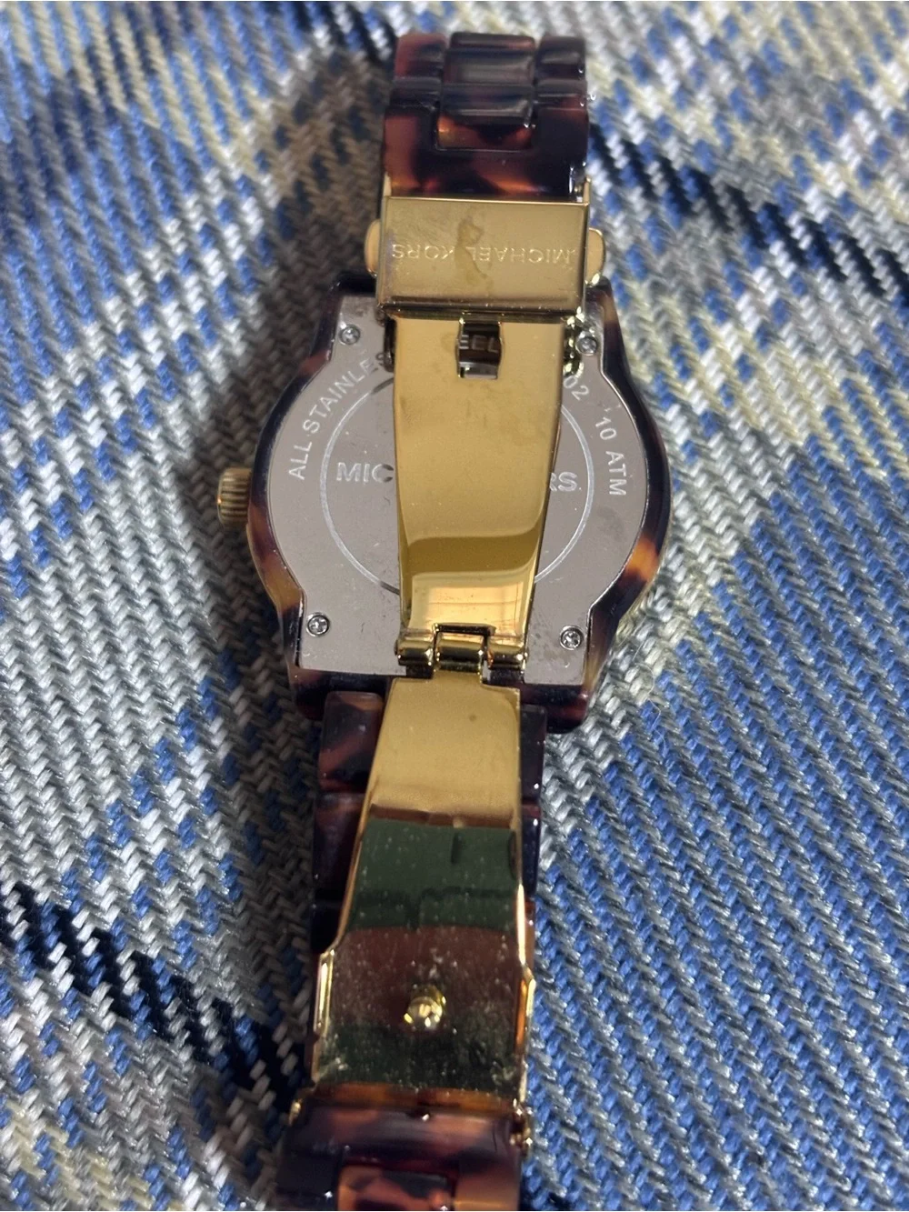 MICHAEL KORS 5038 Tort Ritz Women's Watch Jet Set Tortoise Shell Ladies Watch